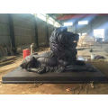 Gran estatua de león de bronce VLA-095R